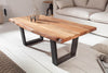 Coffee Table Monolith 110cm Acacia Wood Honey Black
