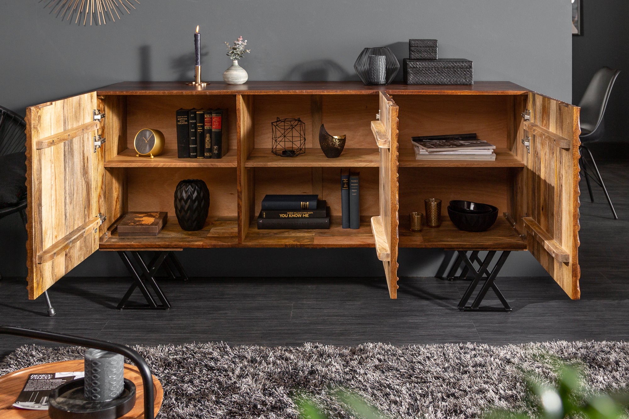 Sideboard Odyssey 160cm Mango Wood Brown