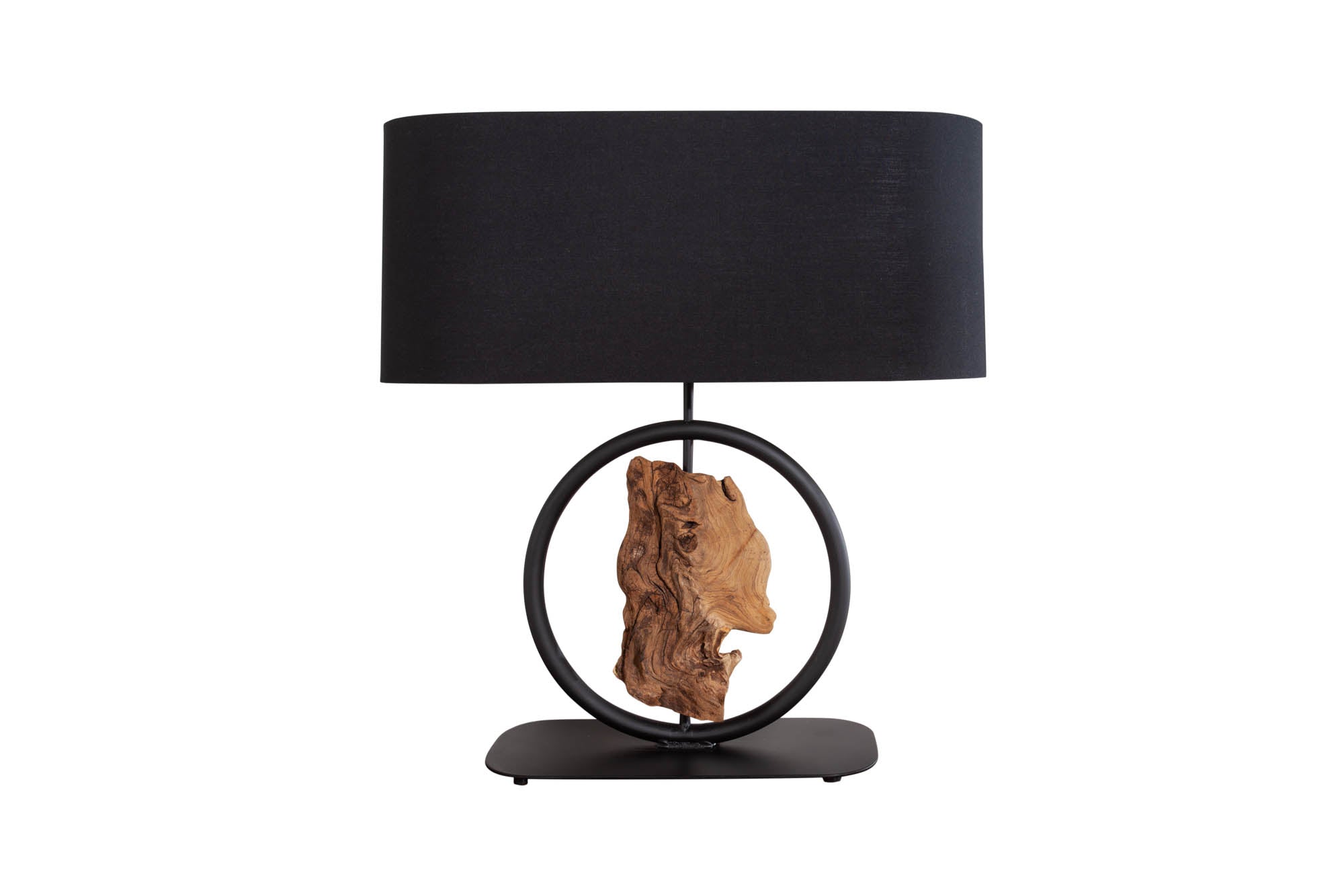 Table Lamp Elements 58cm Black Acacia