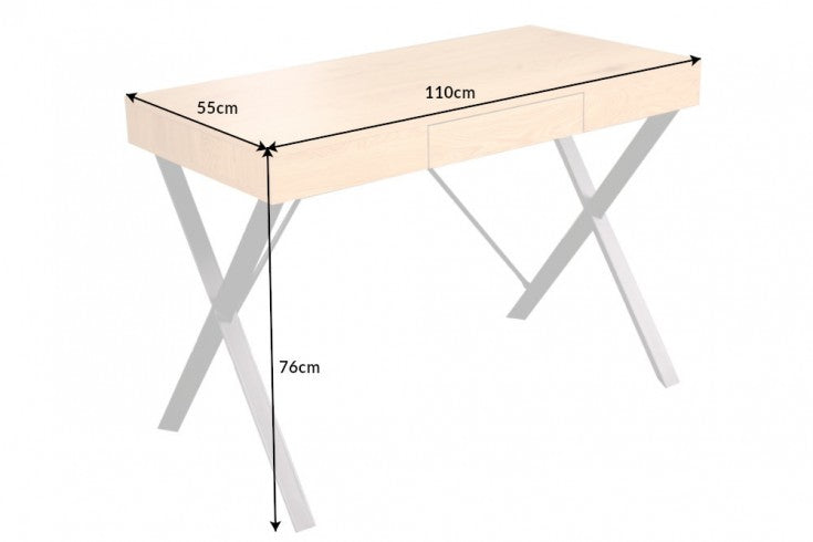 Desk Studio 110cm Oak Look