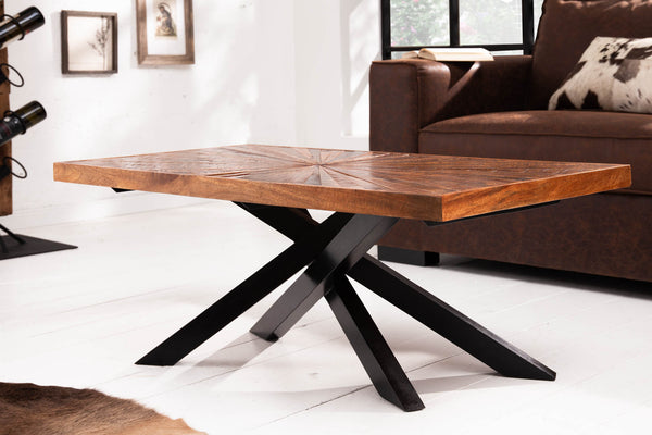 Coffee Table Meteor 105cm Mango Wood Brown