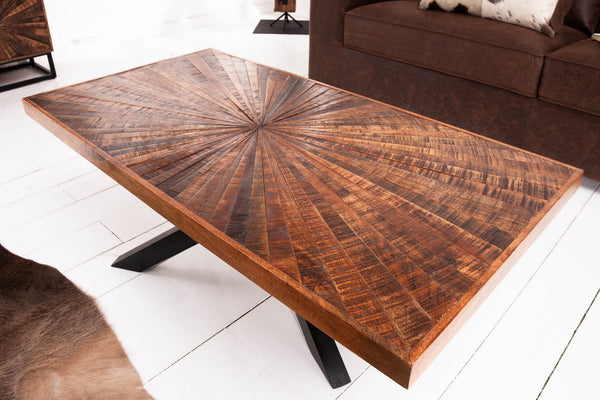 Coffee Table Meteor 105cm Mango Wood Brown