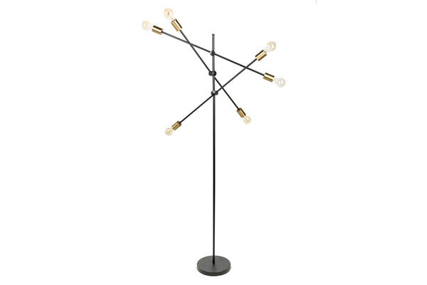 Floor Lamp Variation 163cm Black Gold