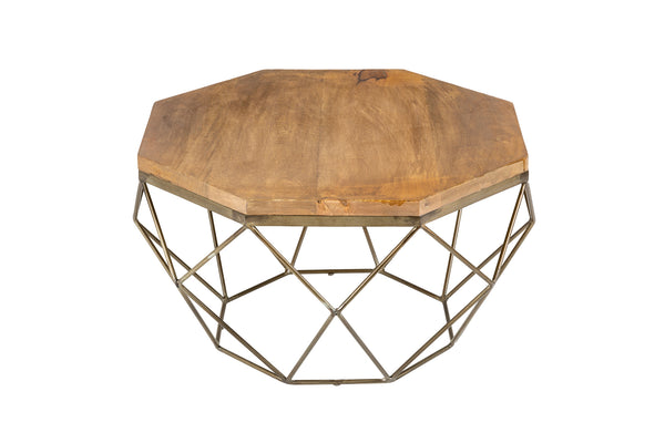 Coffee Table Diamond 70cm Mango Wood Brown