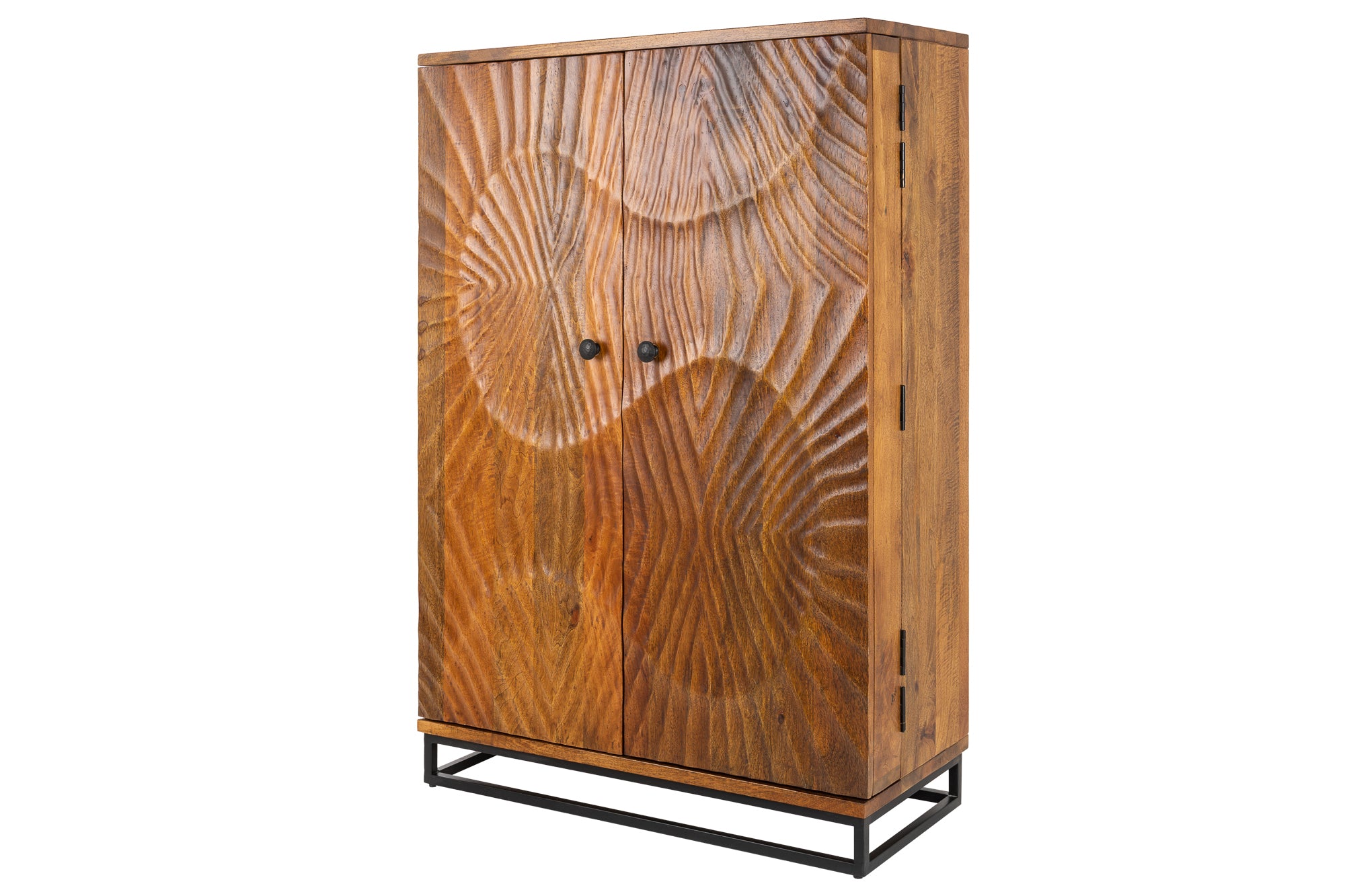 Bar Cabinet Fossil 141cm Mango Brown