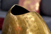 Vase Oriental 30-40cm Metal Gold Set of 2